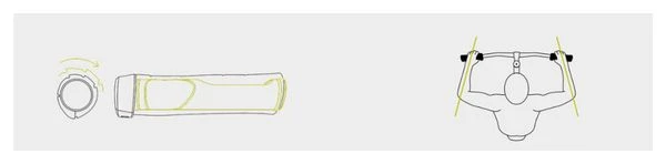 Puños Ergon GE1 Evo Factory - Black Black 5 Puños Ergon GE1 Evo Factory - Black Black - Imagen 3