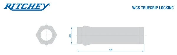 Puños Ritchey WCS Truegrip HD Locking - Yellow Black 4 Puños Ritchey WCS Truegrip HD Locking - Yellow Black - Imagen 2